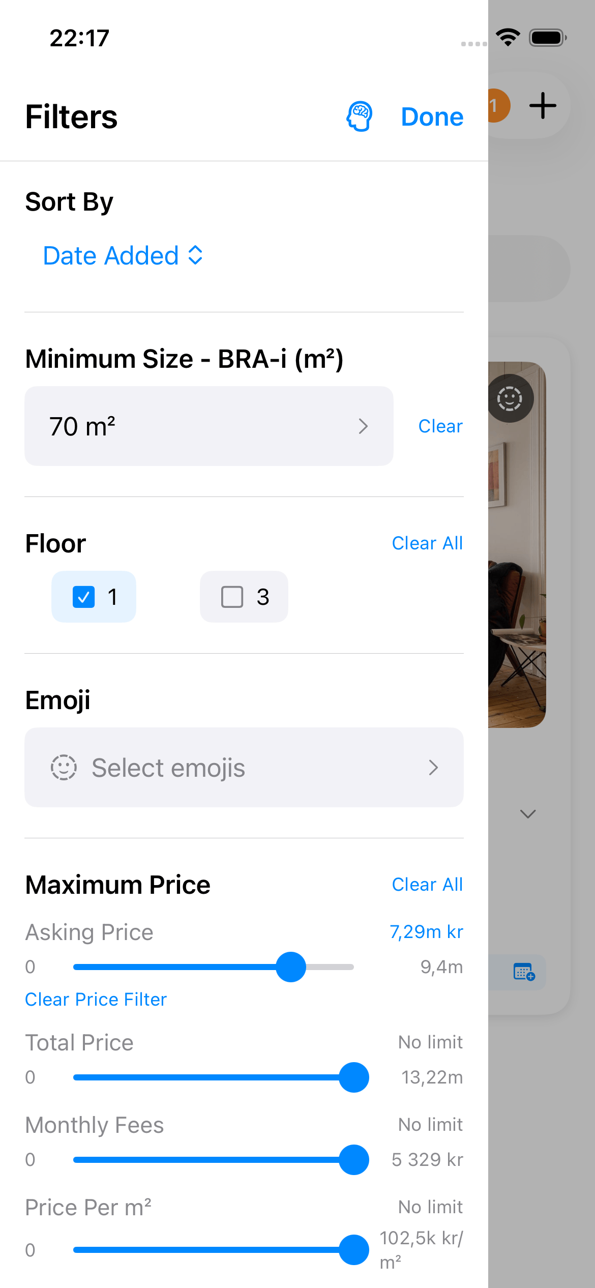 Search & Filters Screenshot